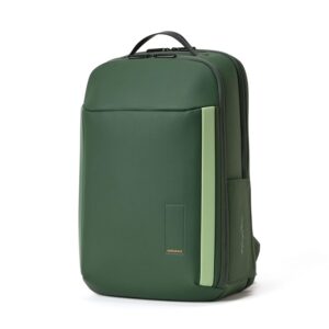 mokobara the autopilot backpack fits 15.6 inch laptop, 35l capacity premium durable nylon and vegan leather green unisex multipurpose laptop backpack